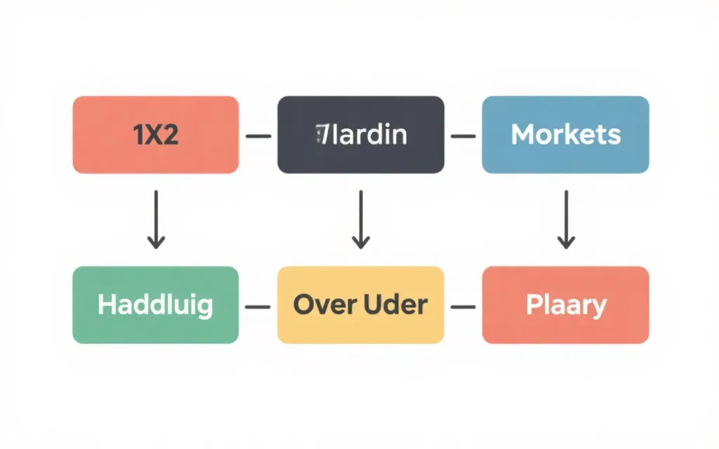盘口类型与投注选项的可视化信息结构